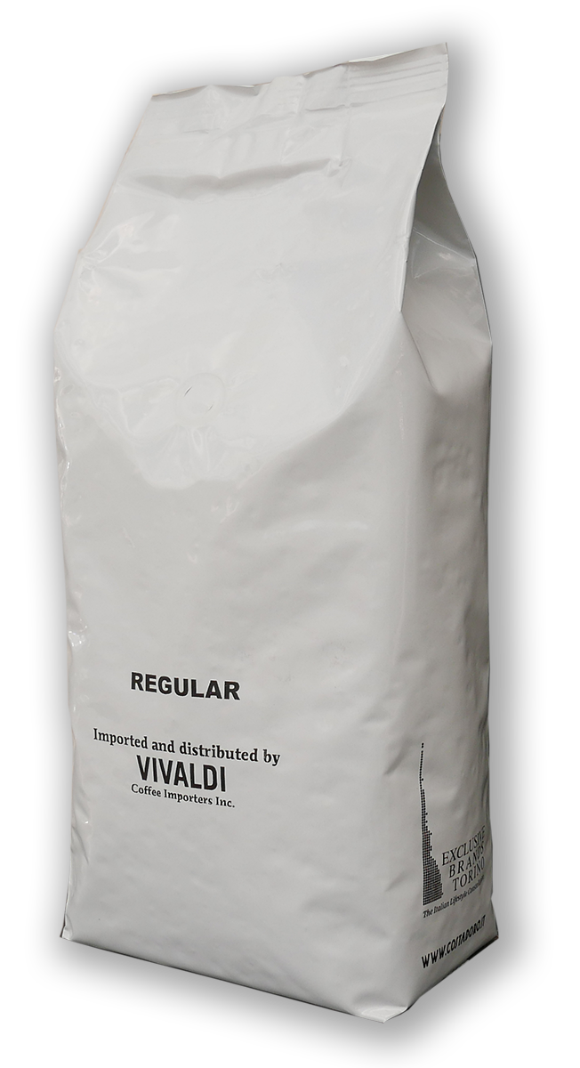 Regular Coffee - Whole Beans (6 bags, 2.2 lbs ea)