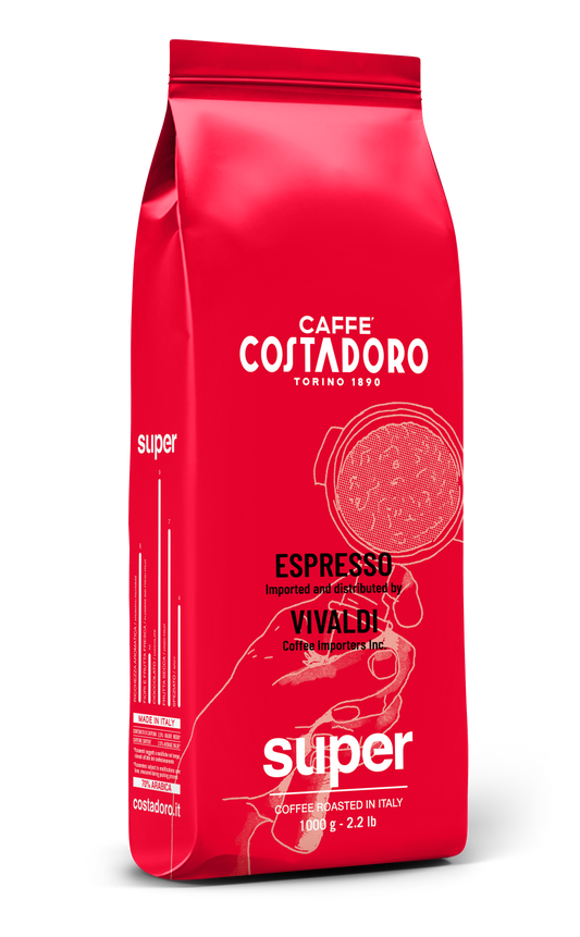 Espresso - Whole Beans Super "Private Label" (6 bags, 2.2 lbs ea)