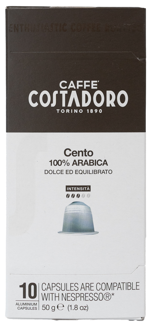 Costadoro Cento Capsules Compatible with Nespresso® (100 capsules)