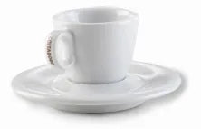 6 Ceramic Espresso Cups & Saucers